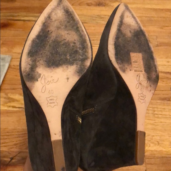 Joie Jalena Suede Wedge Booties - Picture 6 of 6